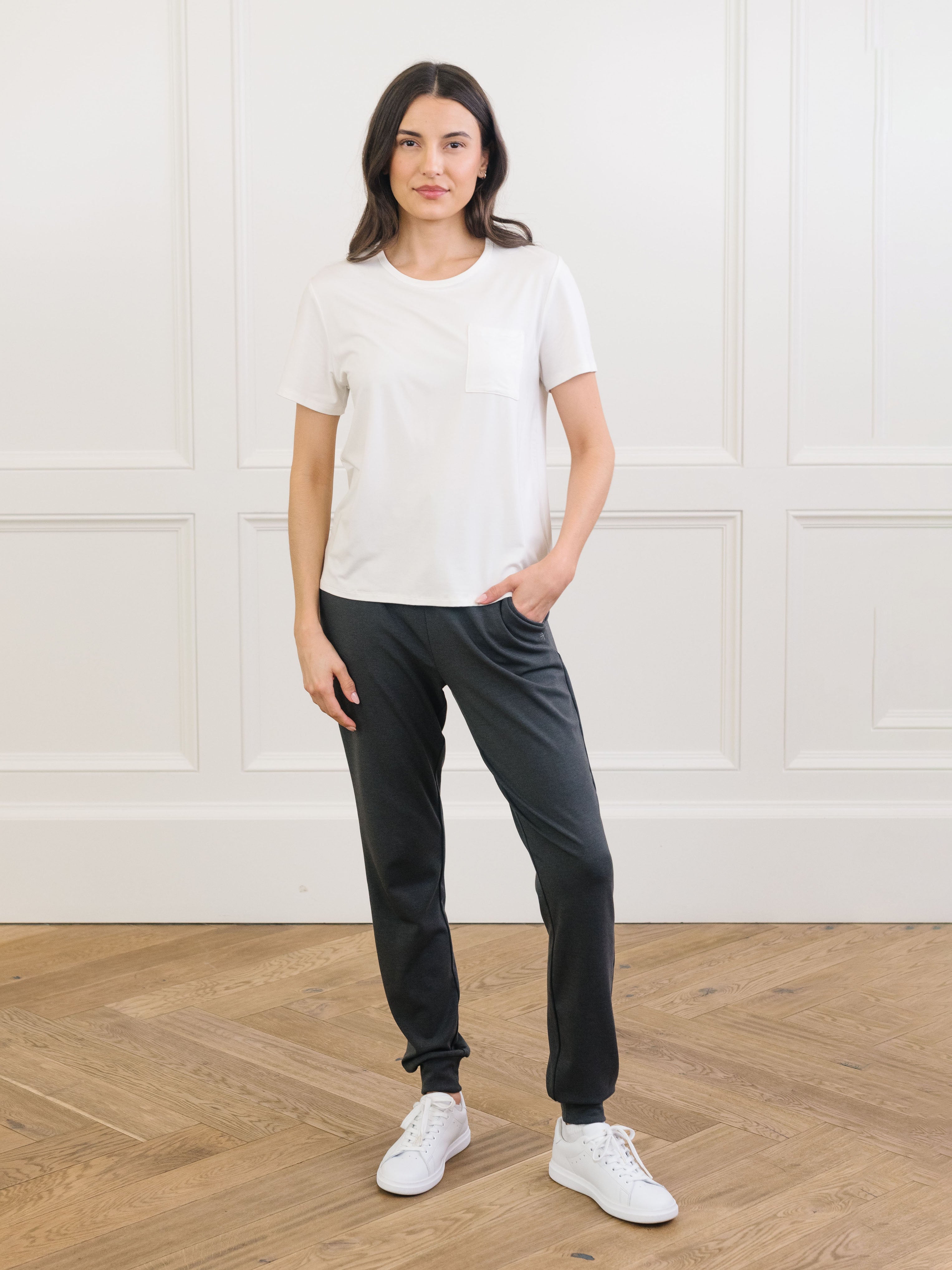Women's Bamboo Stretch-Knit Lounge Tee