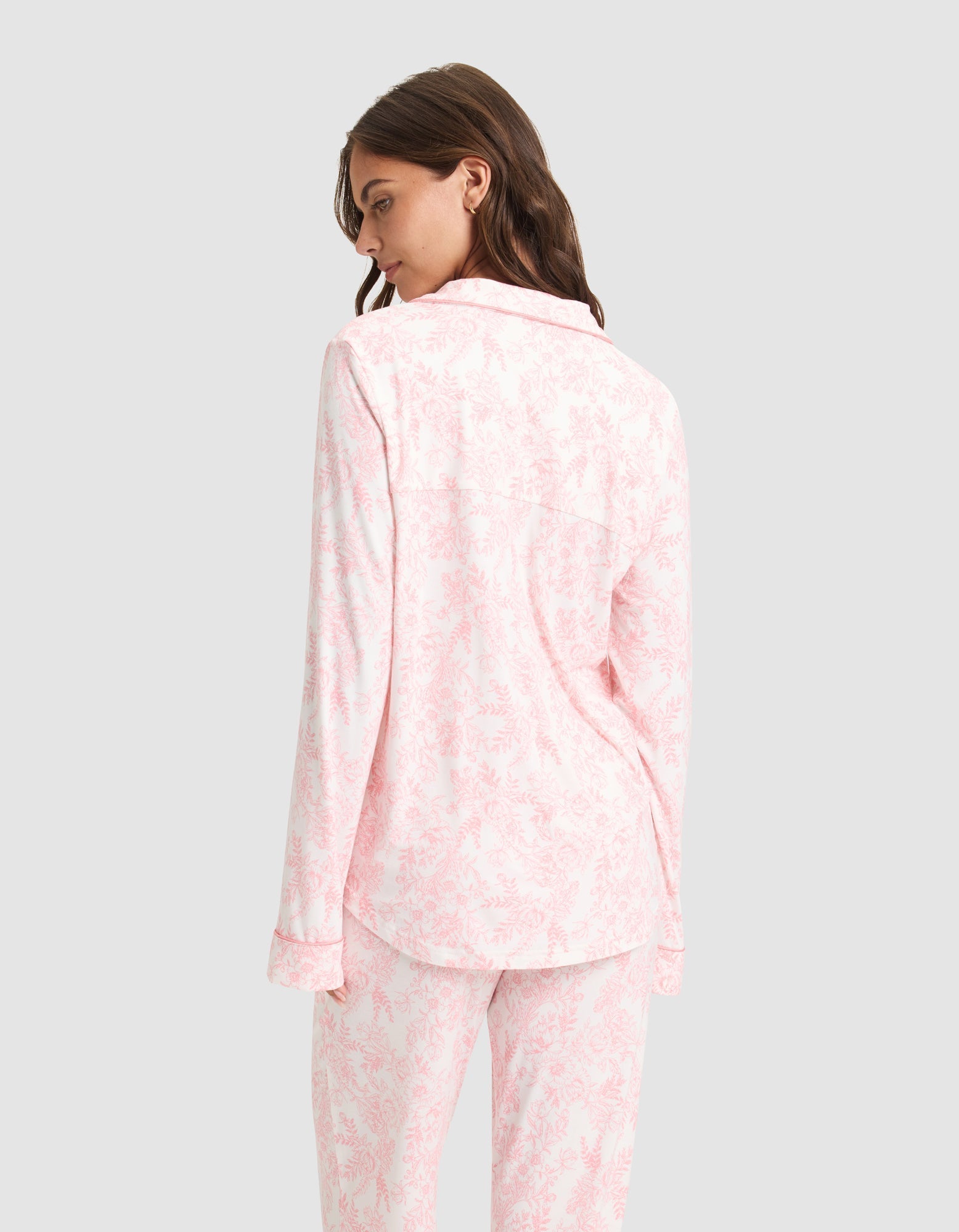Women's Bamboo Stretch-Knit Long Sleeve Pajama Set