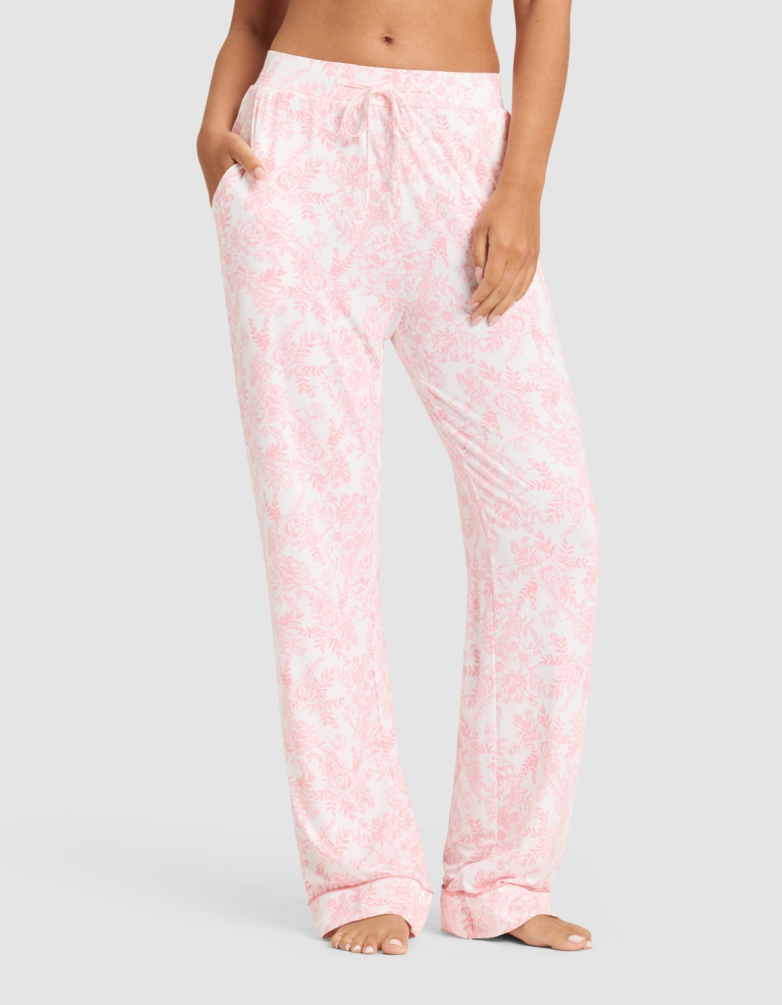 Women's Bamboo Stretch-Knit Long Sleeve Pajama Set