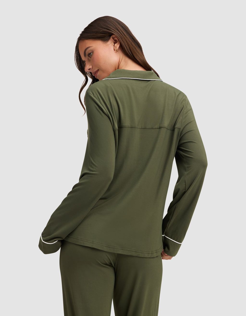 Women's Bamboo Stretch-Knit Long Sleeve Pajama Top