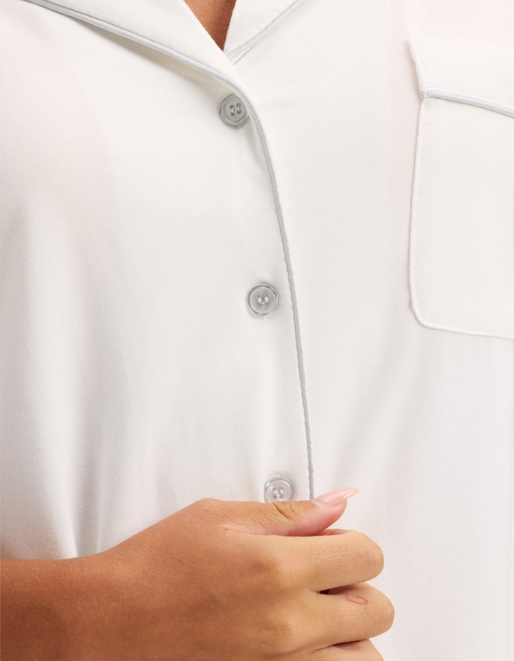 Women's Bamboo Stretch-Knit Short Sleeve Pajama Top