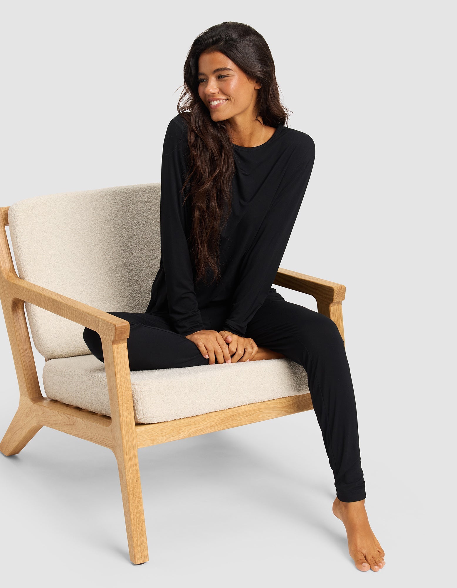 Women's Bamboo Stretch-Knit Tapered Pant